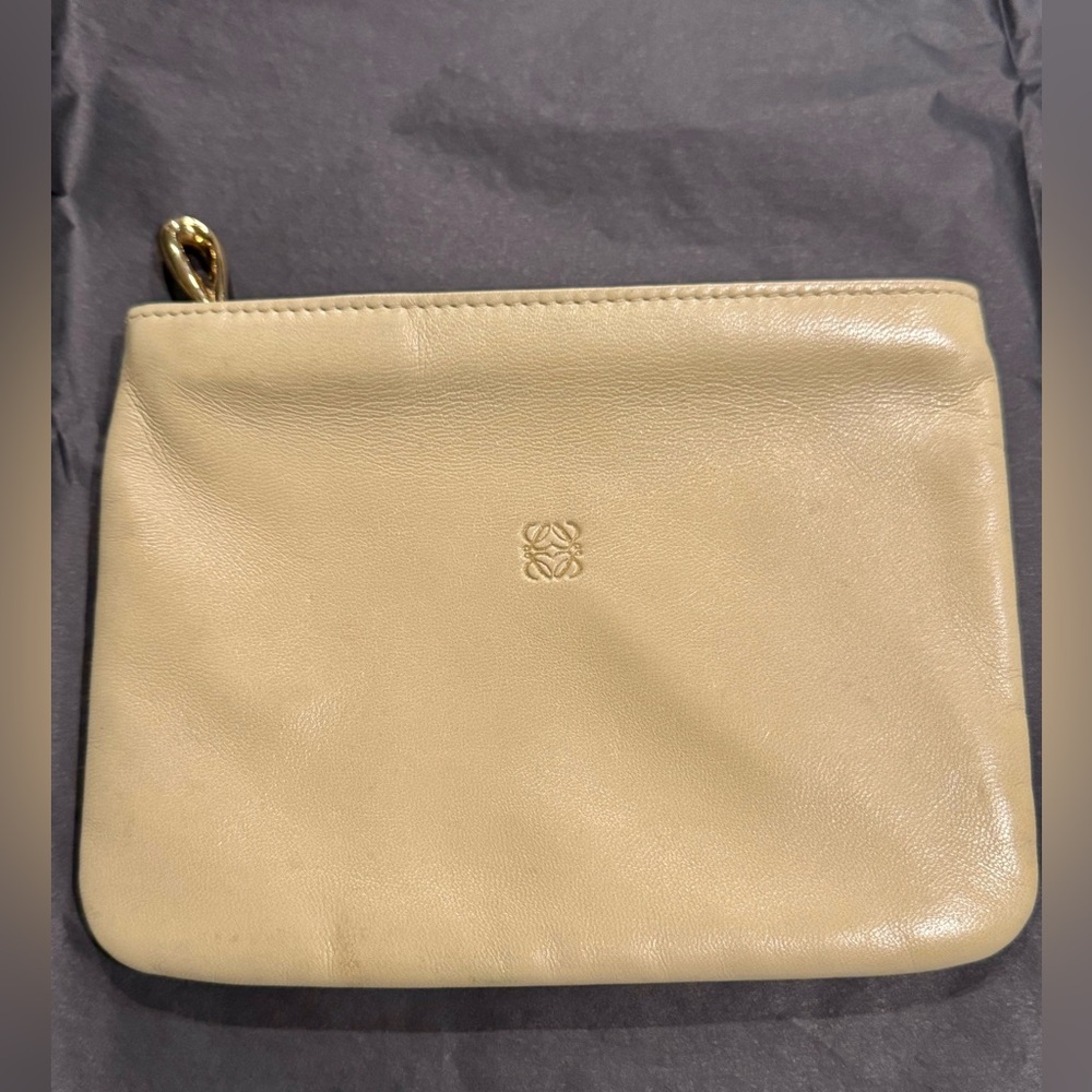 Loewe Nappa Calf Leather Pouch Wristlet - Picture 1 of 9